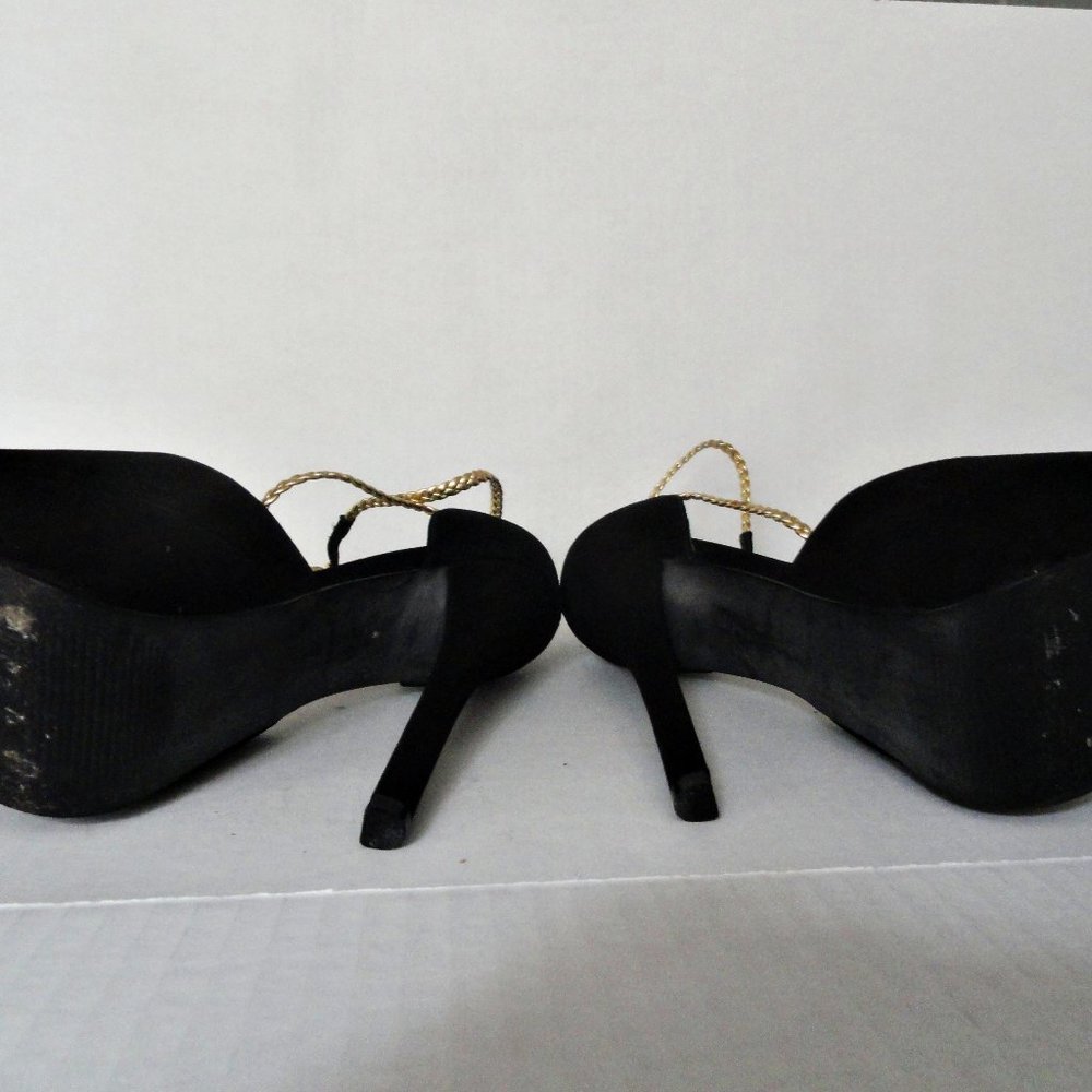 Black Sky High -Suede Platforms By Steve Madden